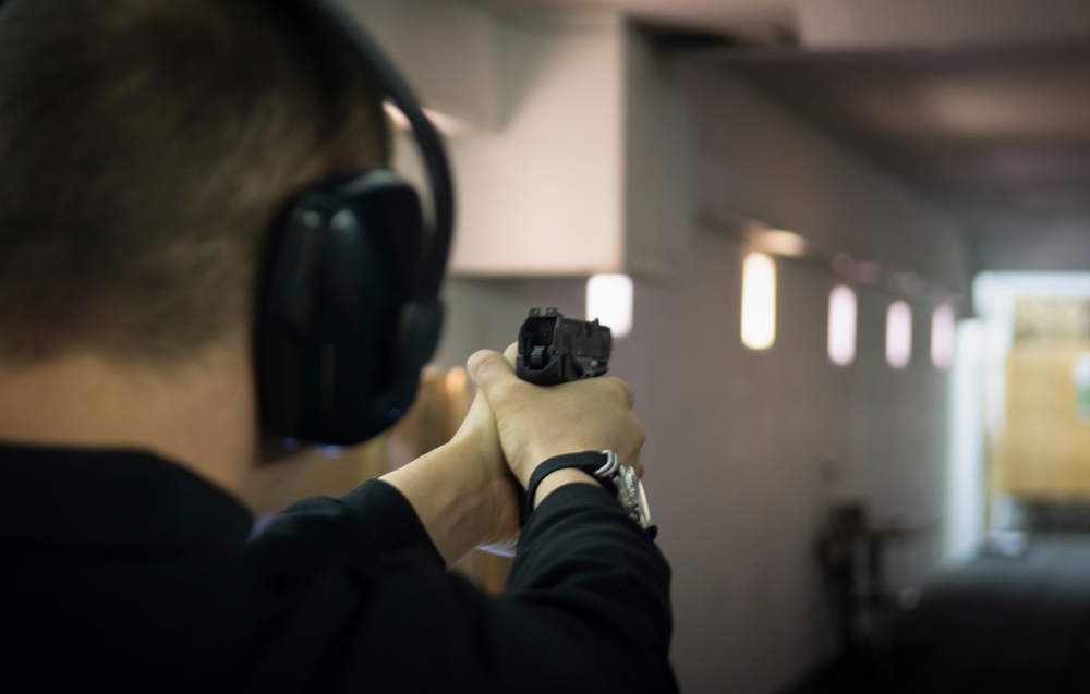 Byrna LE launcher review at Less Lethal California shooting range in Manteca